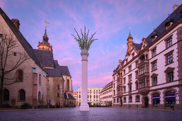 The so called Nikolaihof of Leipzig, Germany