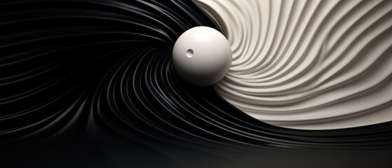 yin yang Abstract
