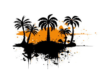 Fototapeta na wymiar palm tree image vector illustration