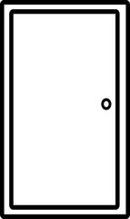 Door Icon Vector Design Template. 
