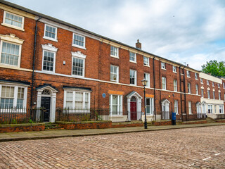 old houses in the city