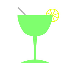 cocktail with lime