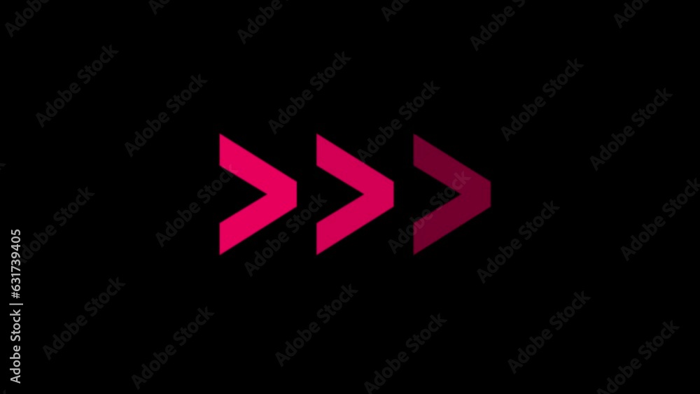 Poster abstract beautiful arrow line loading animation,