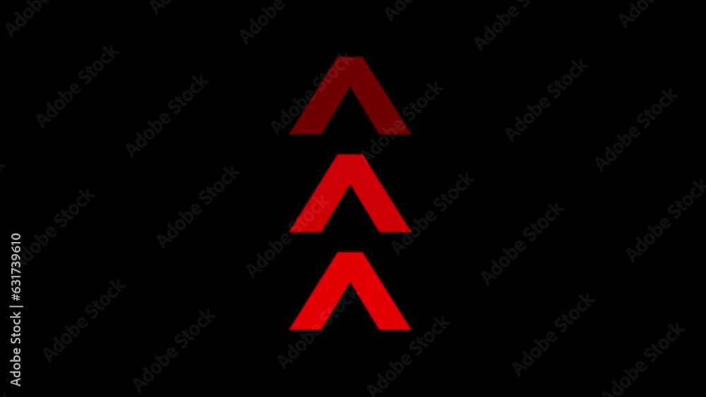 Poster abstract beautiful arrow line loading animation