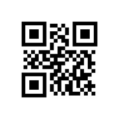 Qr code on transparent background