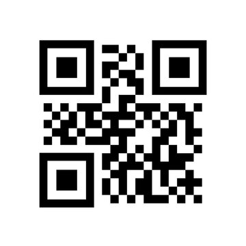 qr code icon on transparent background