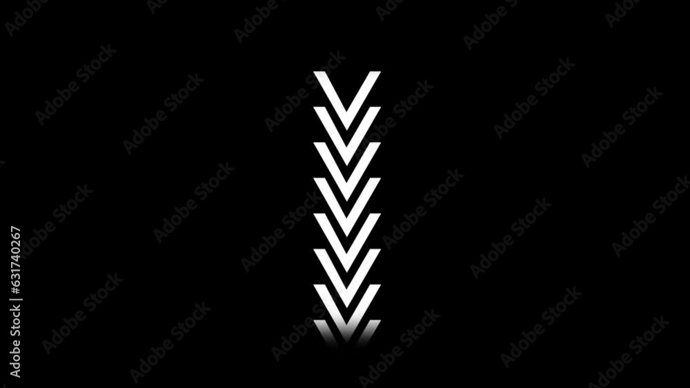 Poster abstract beautiful arrow line loading animation, loading icon , processing ,downloading , glowing ,c