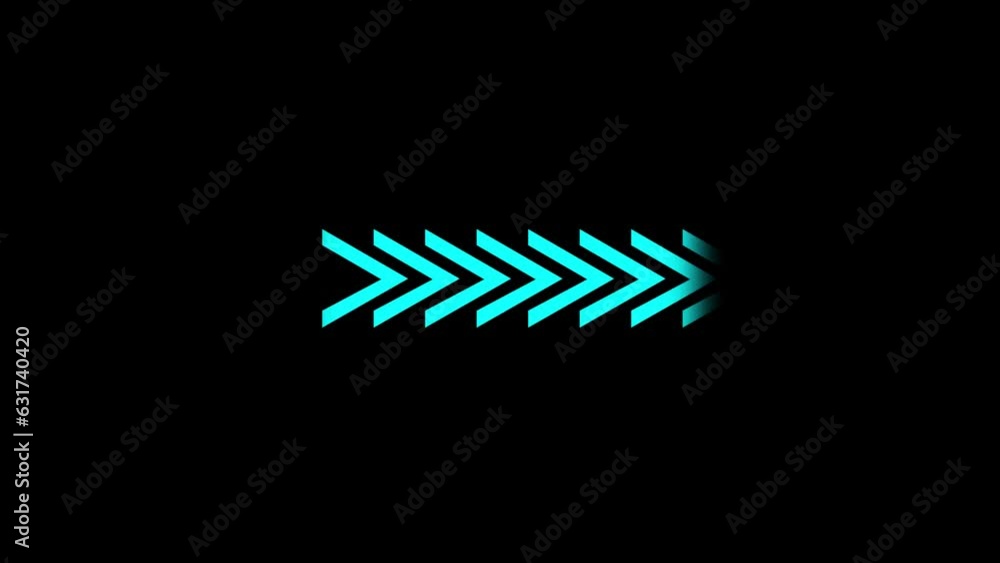 Poster abstract beautiful arrow line loading animation, loading icon , processing ,downloading , glowing ,c