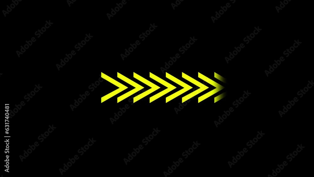 Poster abstract beautiful arrow line loading animation, loading icon , processing ,downloading , glowing ,c