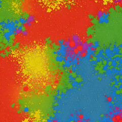 bright colored abstract background. Colored fractals and patterns. Bright acid background. generative AI