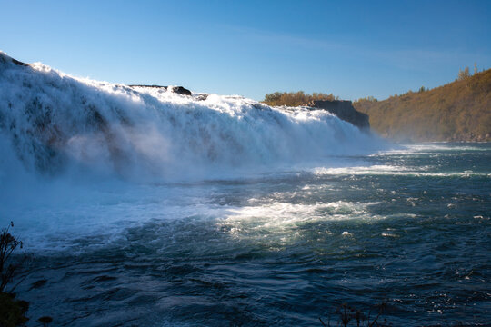 Faxafoss a wide, scenic cascade on the Tunguflj&oacute;t River