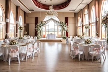 wedding reception area