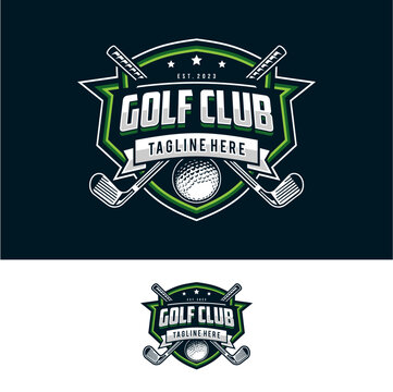 Golf logo template design for golf club
