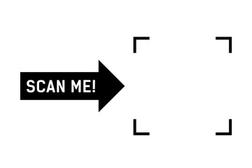 Scan me on transparent background