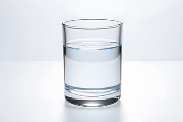 Refreshing Hydration - Glass of Pure Water - Generative AI