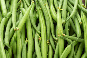 Green bean background. Healthy food. Black Eyed Peas. Veganism.