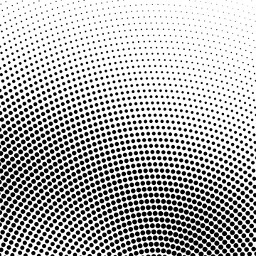 Halfton wave black and white texture