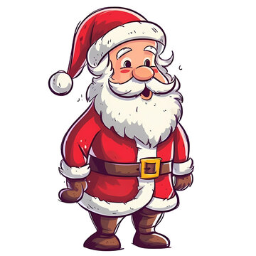 Christmas Santa Claus Clipart Illustration