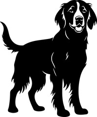 Setter dog logo icon