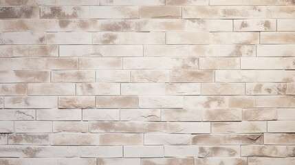 cream brick wall texture background. Brickwork and stonework flooring interior rock old pattern design.