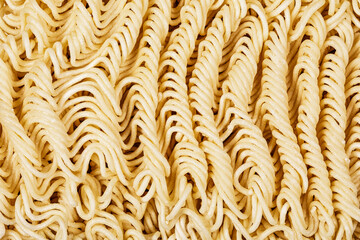 Close up Flat Lay of Ramen Noodles