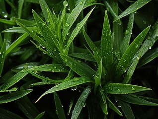 Obraz premium The natural background of yellow-green grass