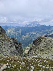 landscape in the dolomites