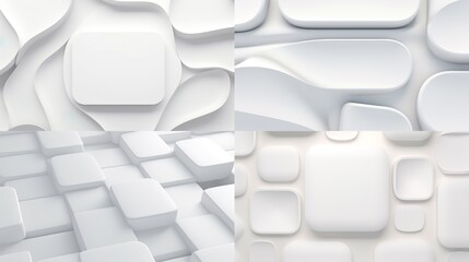 Abstract white and grey background. Subtle abstract background, blurred patterns. Light pale vector background.
