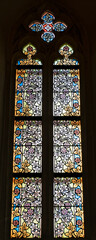 stained glass window in church