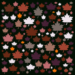 seamless maple leaf pattern