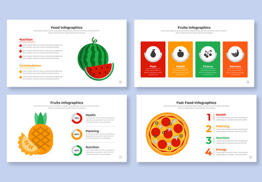Fruits and Food Infographic