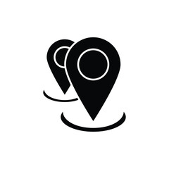 Pins icon. solid icon