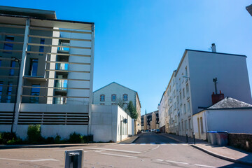 Nantes, France, Student Housing, Private Apartment Buildings, Street Scene 