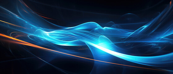 abstract fusion plasma wave glowing energy background