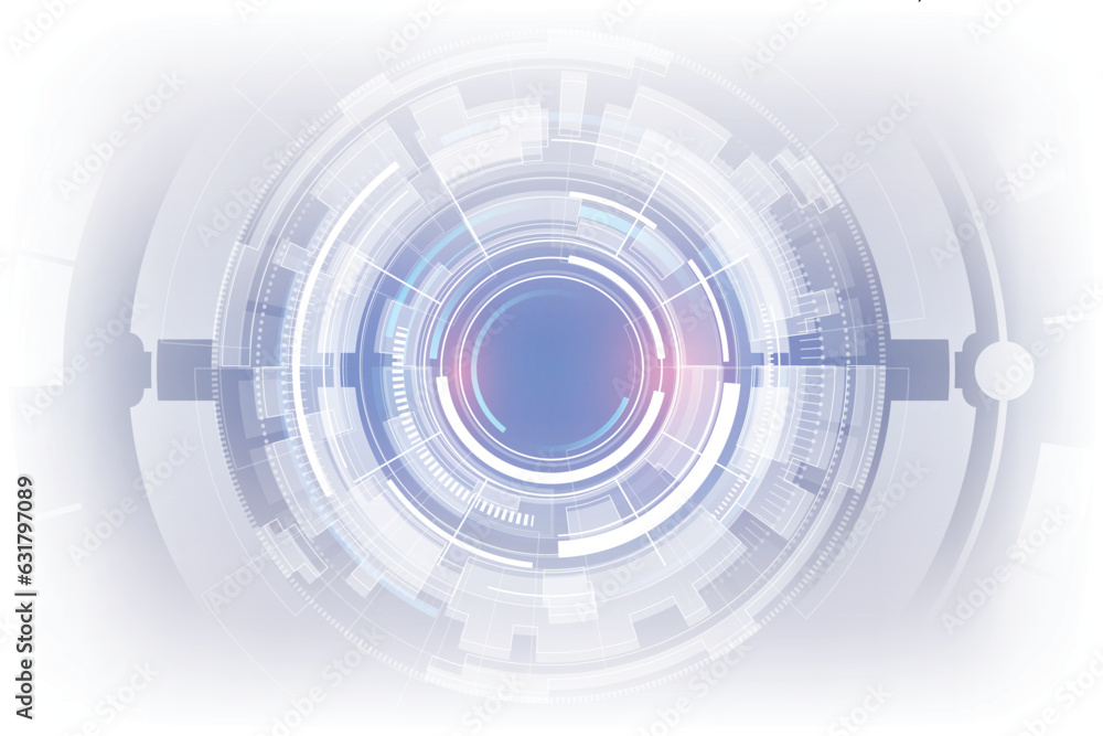 Poster abstract technology concept screen tech system innovation concept background template. vector illust