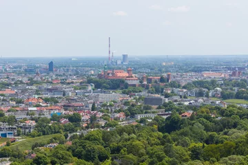 Fotobehang Cityscape of Krakow in Poland © Photofex