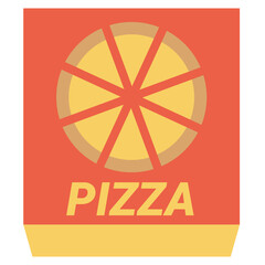pizza box illustration Vector