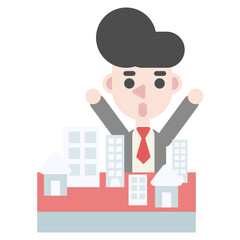 business man illustration vector