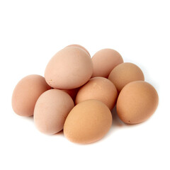 Egg on a white background