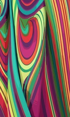 close up of colorful fabric
