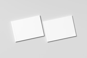 Cover A4 Landscape Magazine Blank Mockup