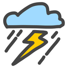 storm illustration vector
