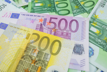 Euro money. euro money background.