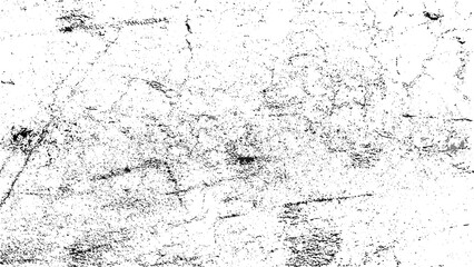 Grunge Black And White Urban Vector Texture Template. Dark Messy Dust Overlay Distress Background. Easy To Create Abstract Dotted, Scratched, Vintage Effect With Noise And Grain. Black Grunge Vector