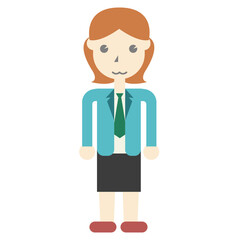 businesswoman illustration Vector