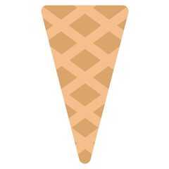cone ice cream illustration Vector