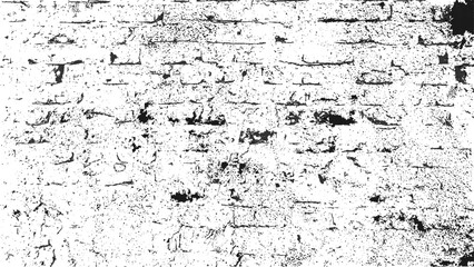 Obraz premium Grunge black and white texture. Pattern of an old worn surface. Dirty city background