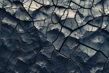 Cracked stone texture background. generative ai