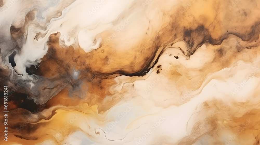 Poster generative ai : high resolution. luxury abstract fluid art painting in alcohol ink technique, mixtur