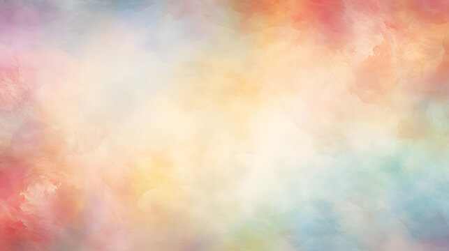 Generative AI : Abstract colorful watercolor for background.